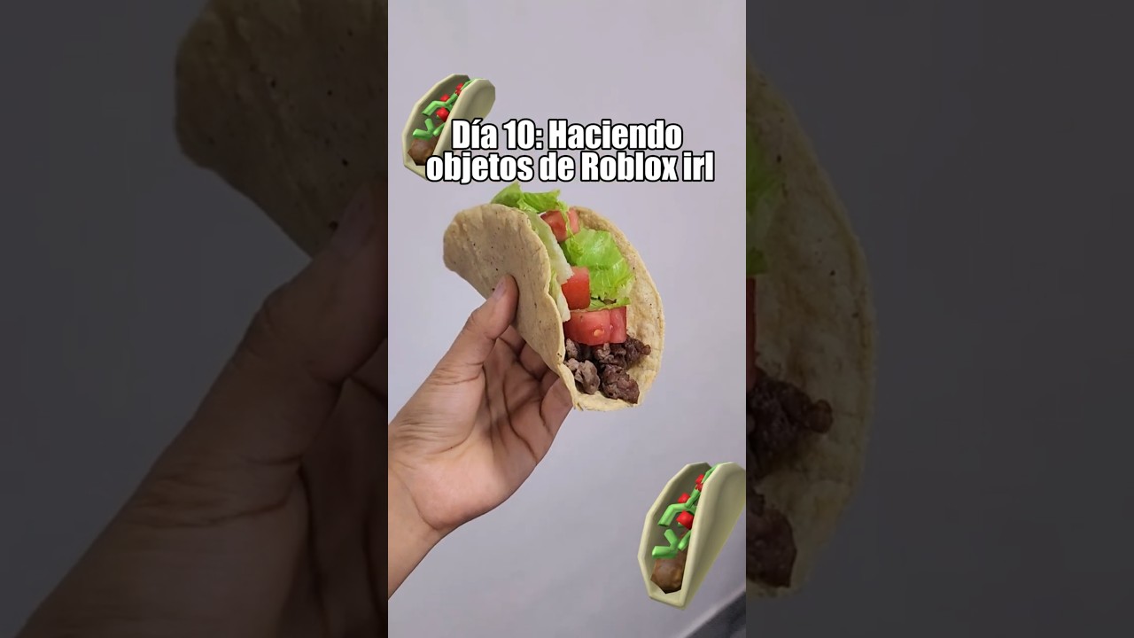 Haciendo un taco de Roblox en el Día 10