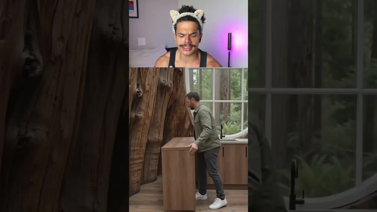 Você moraria nessa casa na floresta?