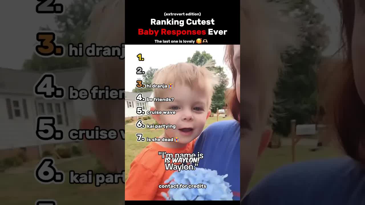 Cute baby reacts to family and online friends