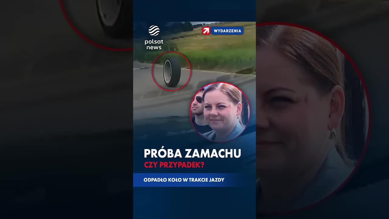 Koło odpadło z auta prezydent Gdyni