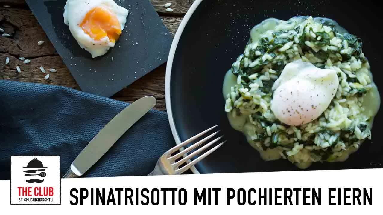 Spinatrisotto mit pochiertem Ei – einfach und schnell