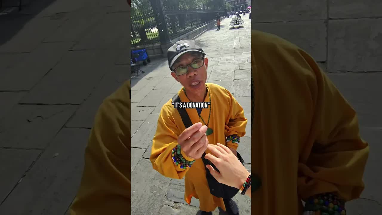 Getting scammed by a fake monk in New Orleans