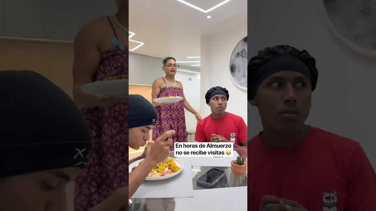 Vecino pide ayuda en hora de almuerzo