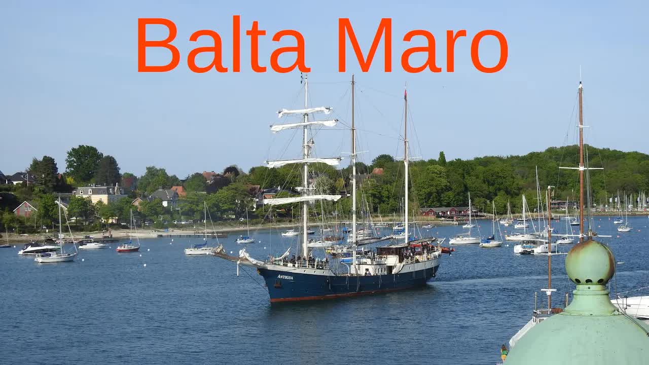 Velŝipo Antigua ĉe la Balta Maro