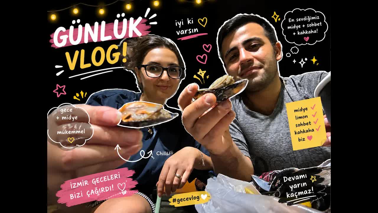 İzmir'de Kahvaltı ve Midye Yeme Gecesi
