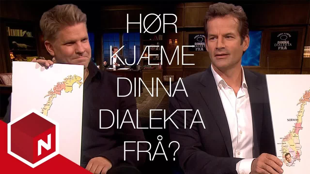 Jon og Håvard gjetter norske dialekter