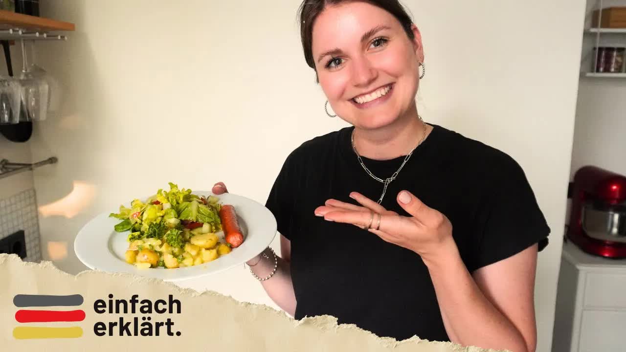Schwäbischer Kartoffelsalat in einfachem Deutsch