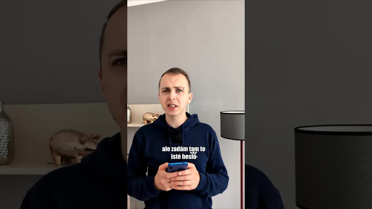 Nesprávne heslo: Komický sketč o prihlásení