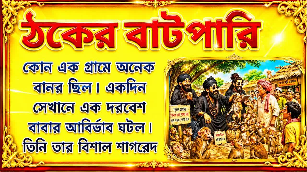 ঠকের বাটপড়ি: একটি শিক্ষামূলক গল্প