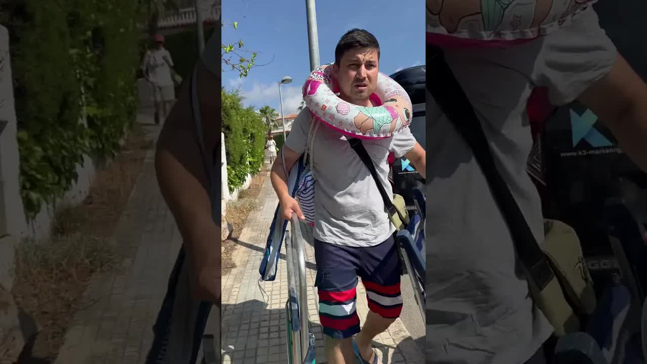 O zi la plajă cu familia