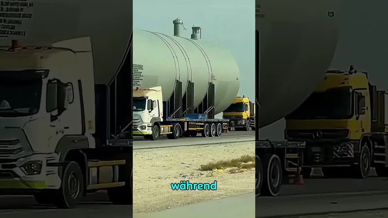Dieser Mega-Transport mit 416 Reifen braucht fast ein Jahr