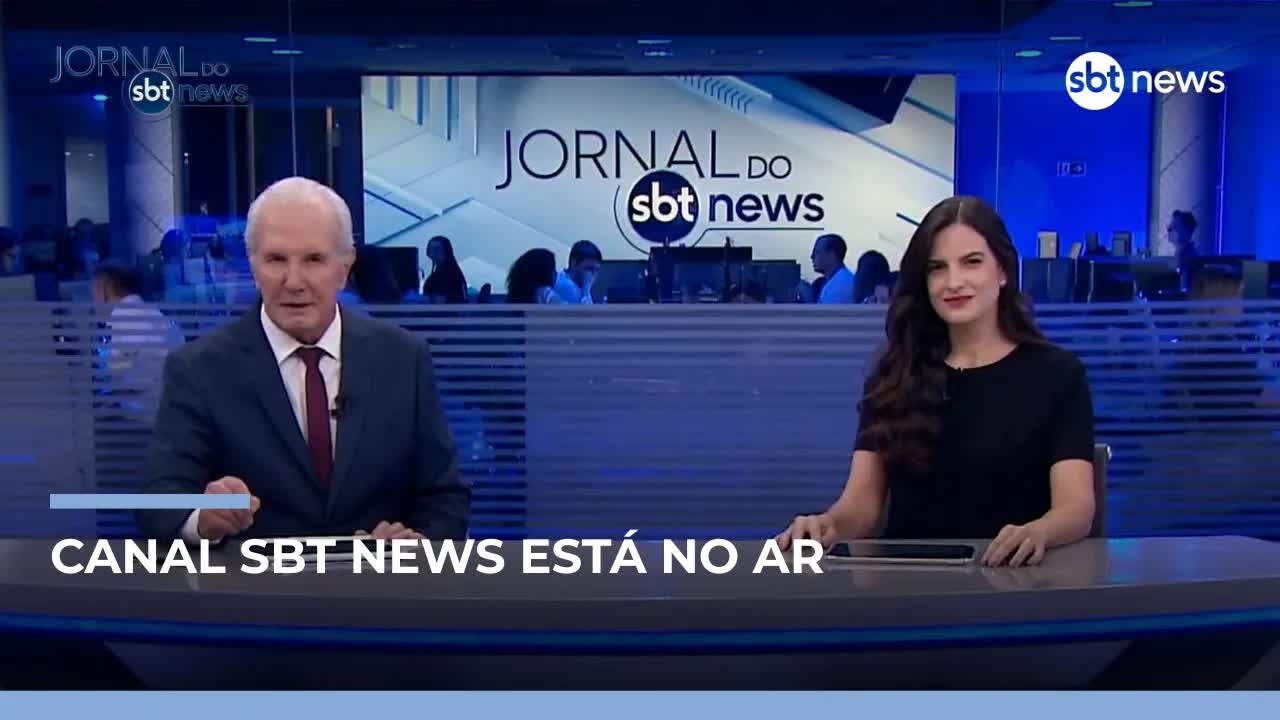 Estreia do SBT News com Celso Freitas e Marina Demori