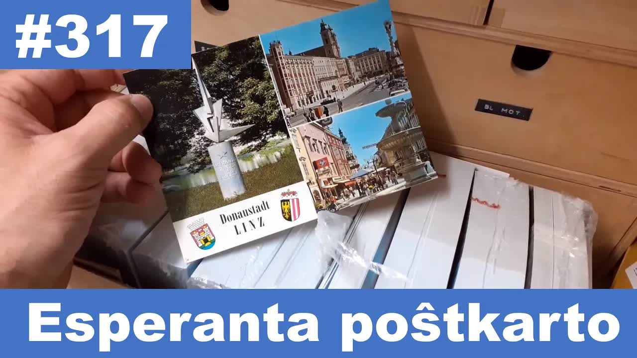 Mia kelo kaj mil Esperantaj poŝtkartoj