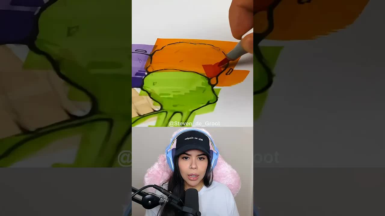 Pintou borrado e ficou perfeito