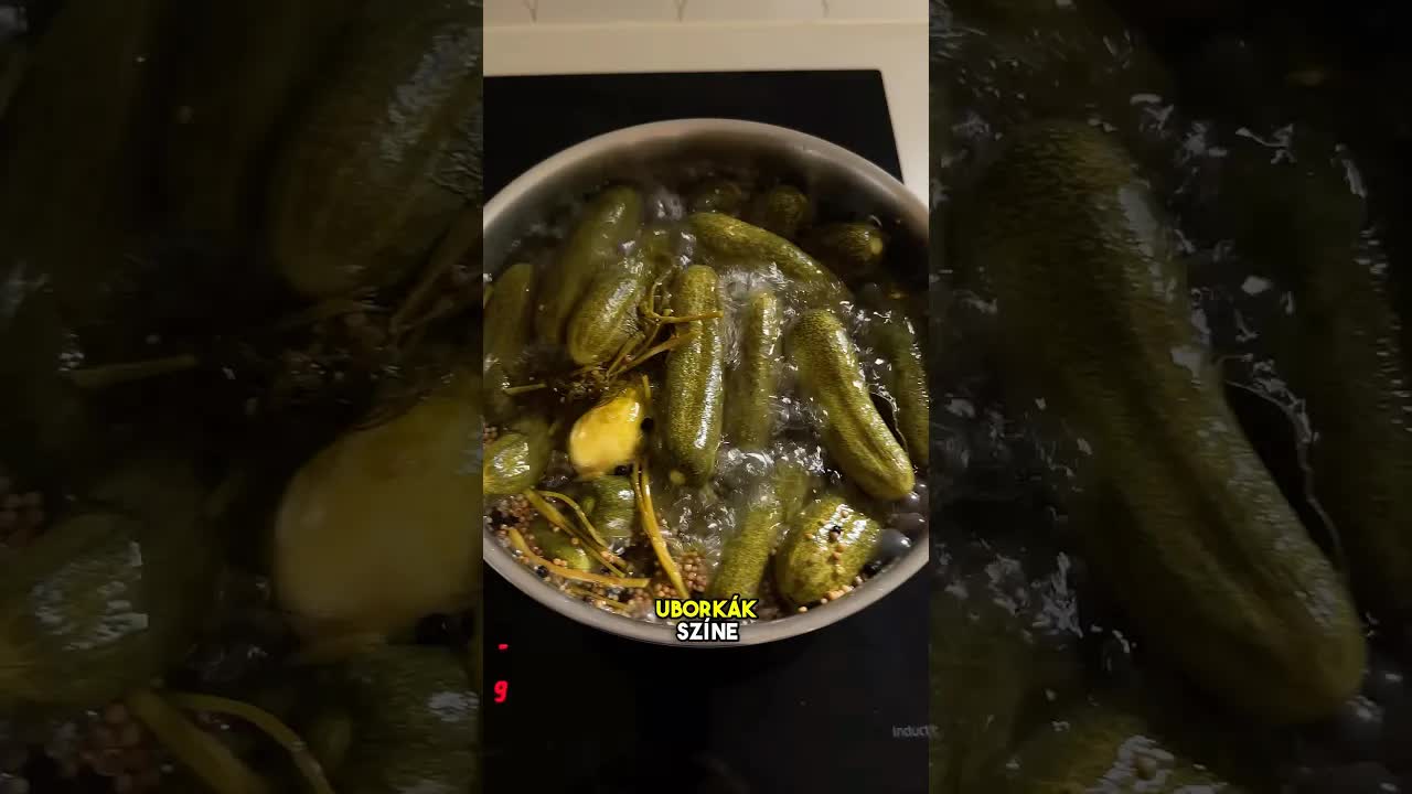 Főtt csemegeuborka otthoni készítése