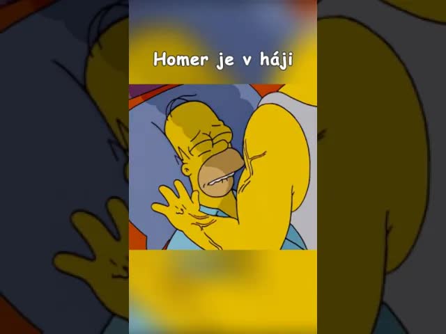 Marge se bojí vycházet z domu kvůli Homerovým činkám