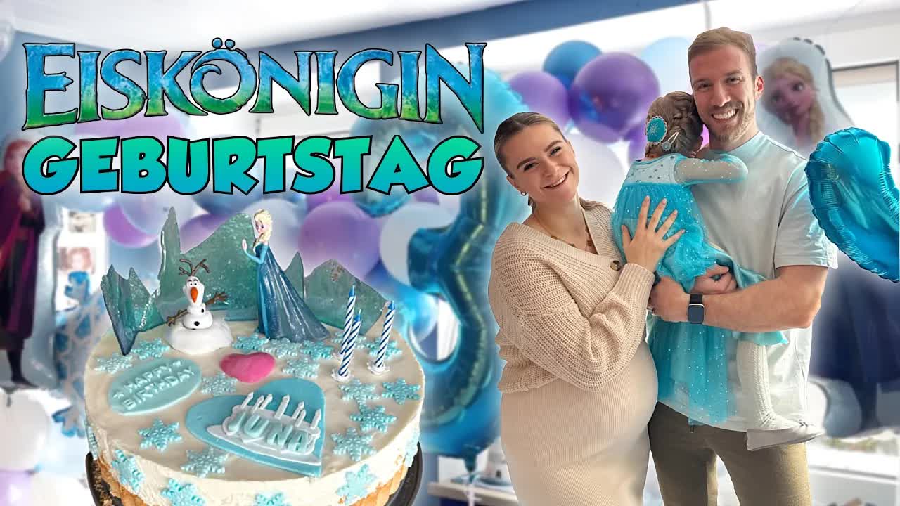 Junas 3. Geburtstag: Elsa Party im Winter Wonderland
