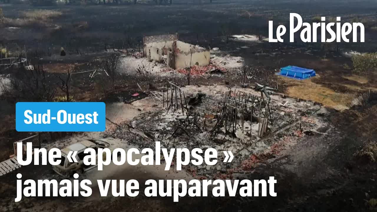 Évacuation massive face aux feux en Gironde