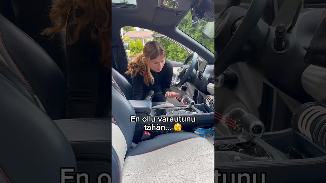 Autojen sisäpuolen siivous yllätysprojekti
