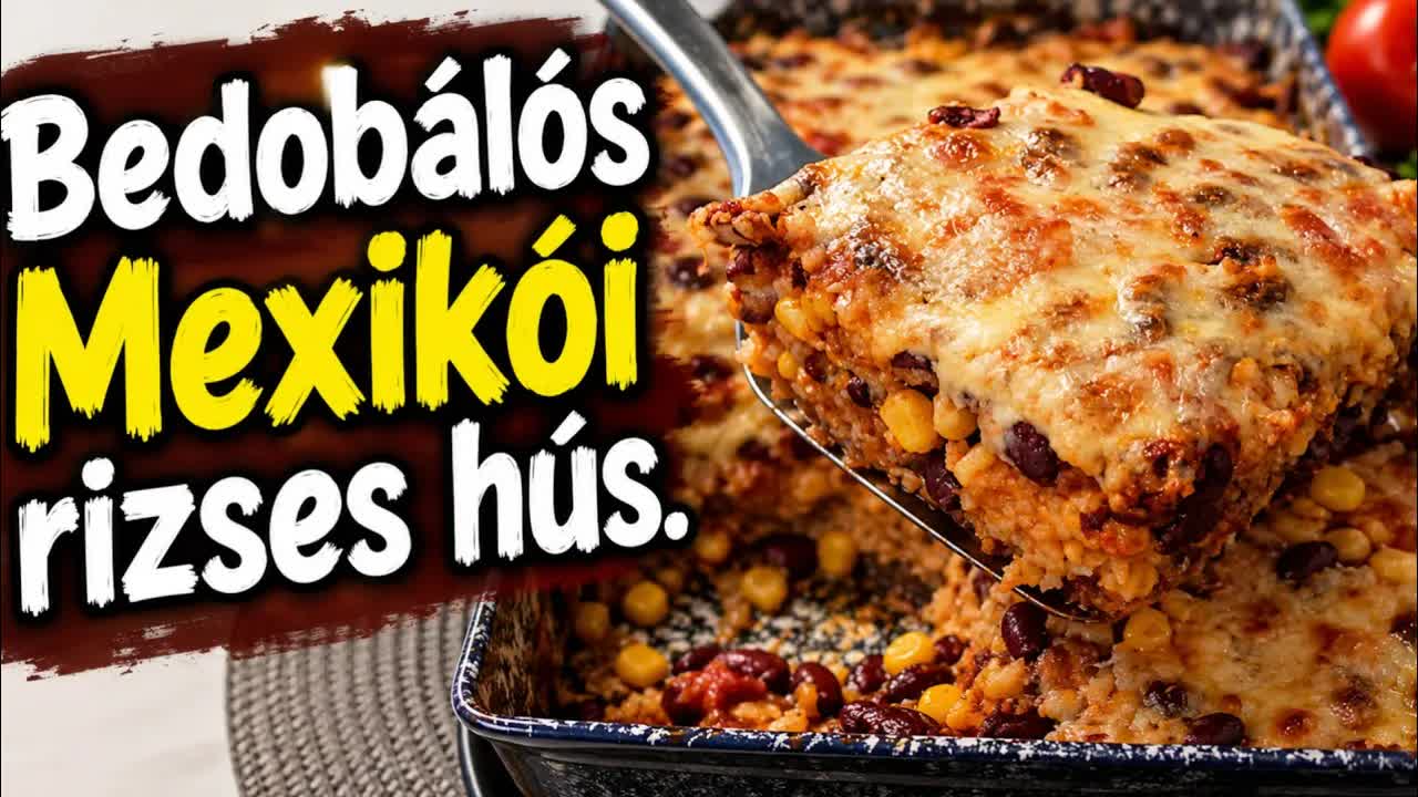 Bedobálós mexikói rizses hús kezdőknek