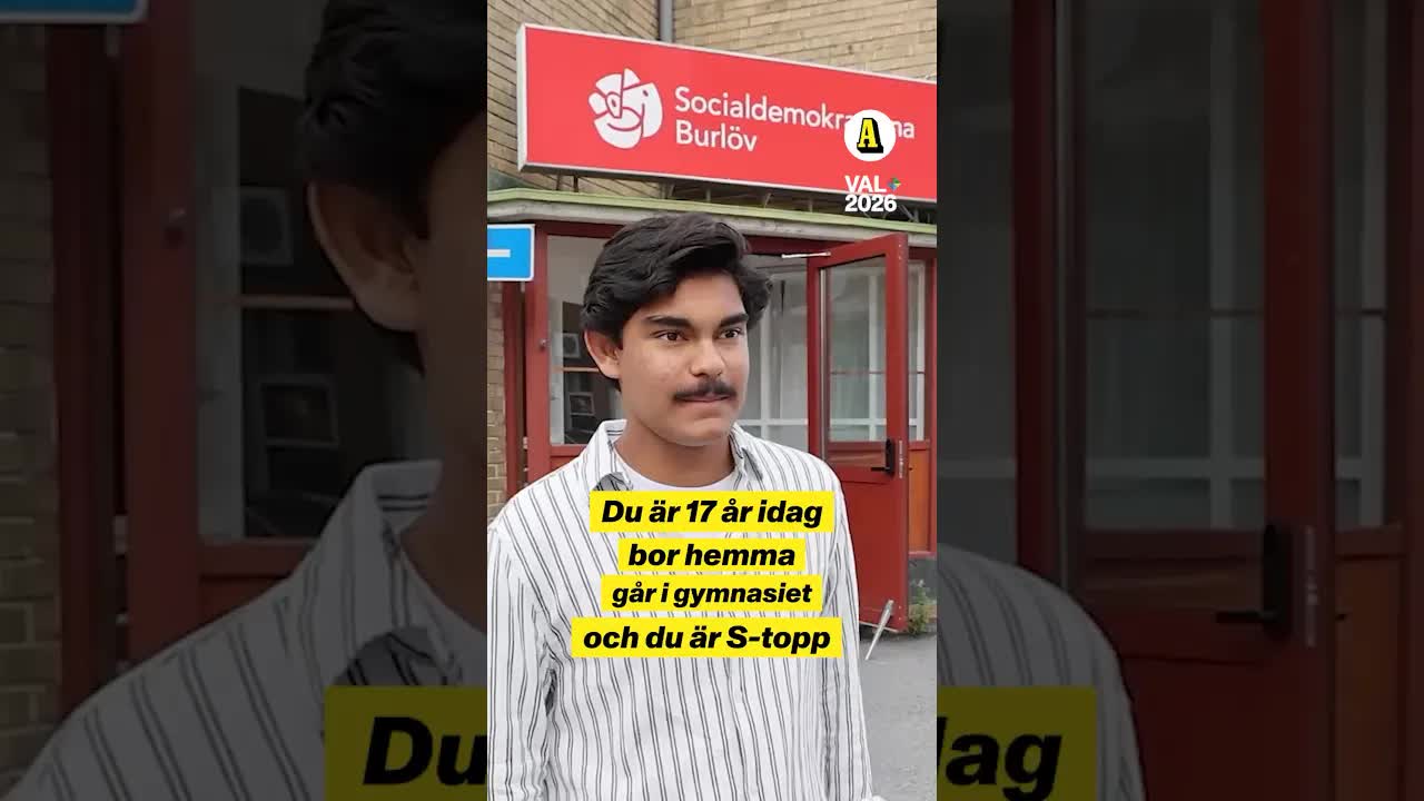17-årig Sebastian blir S-ordförande i Burlöv