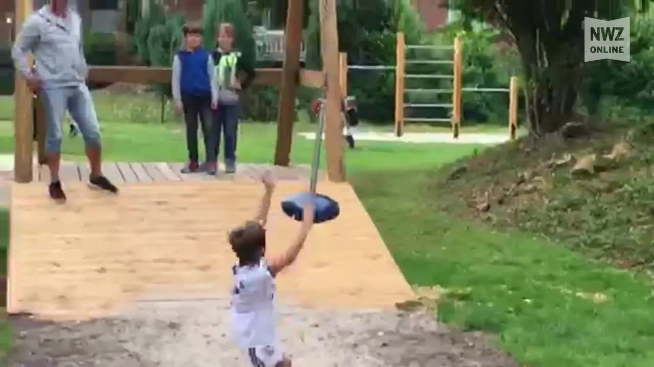 Der neue Spielplatz am Eschenweg in Schortens