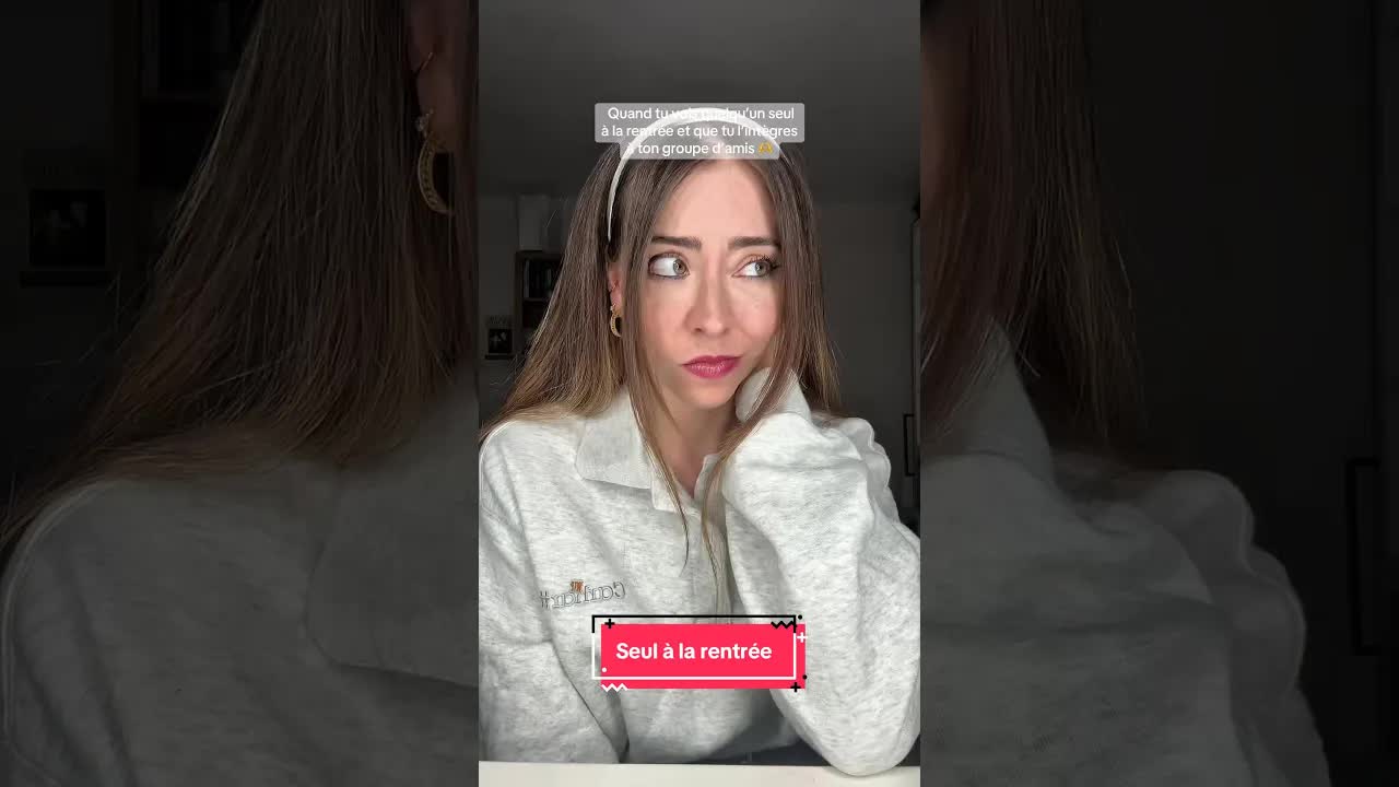Quand tu intègres quelqu’un de seul