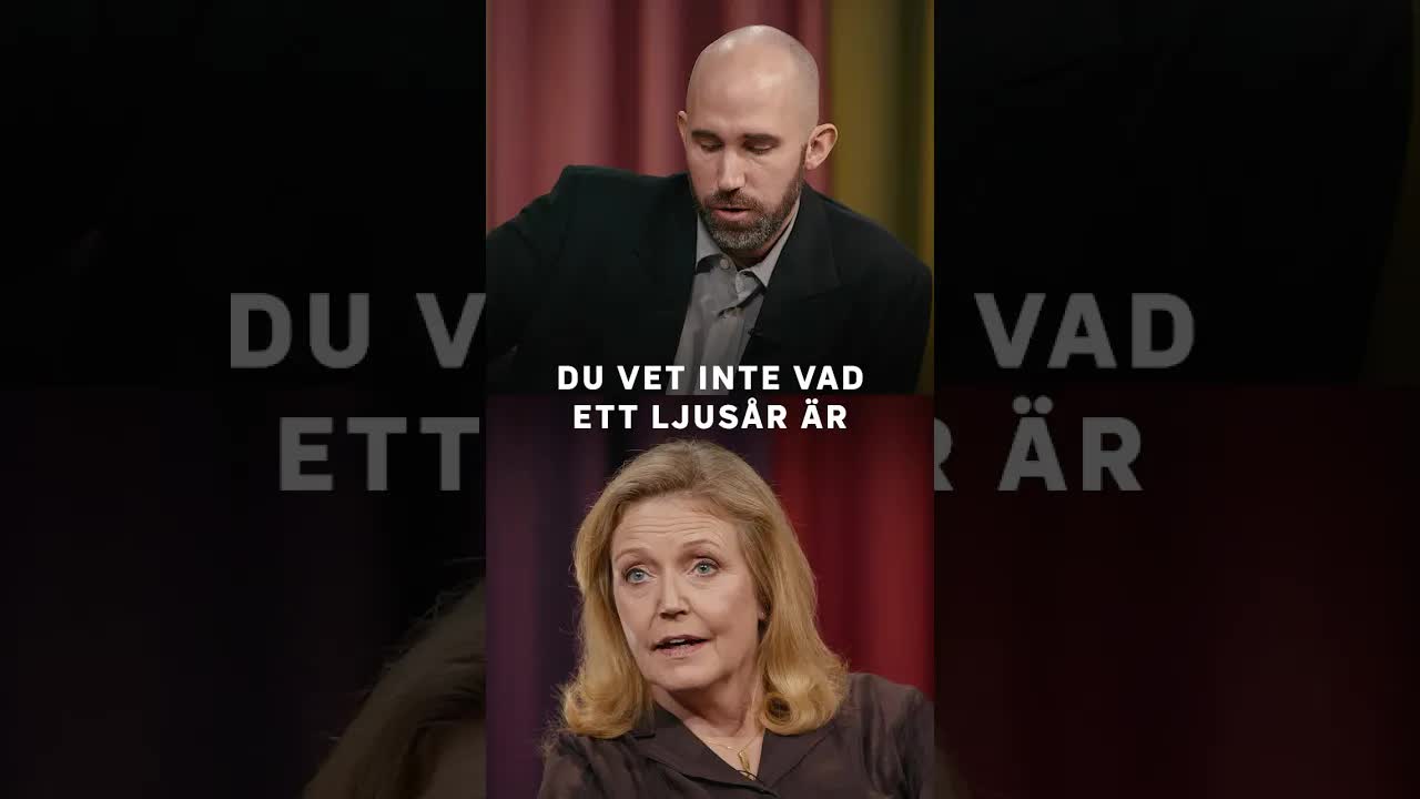 Elisabeth Thand Ringqvist förklarar ljusår