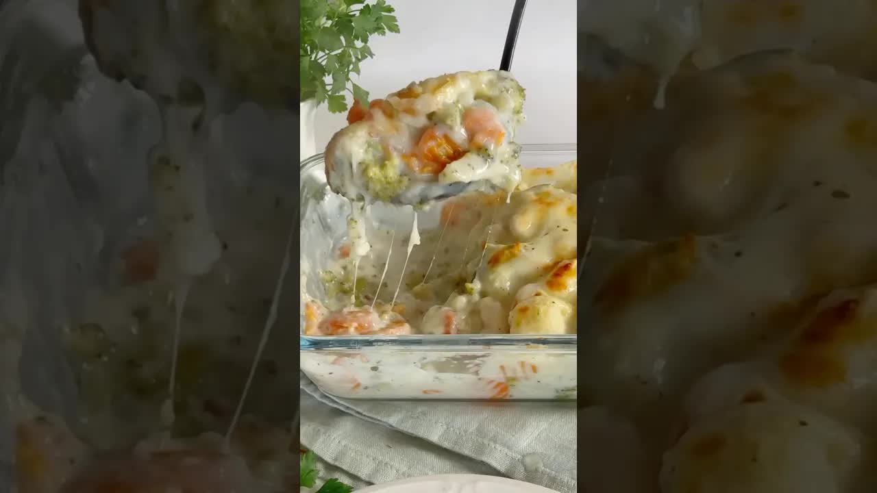 Legumes gratinados de forma saudável e fácil