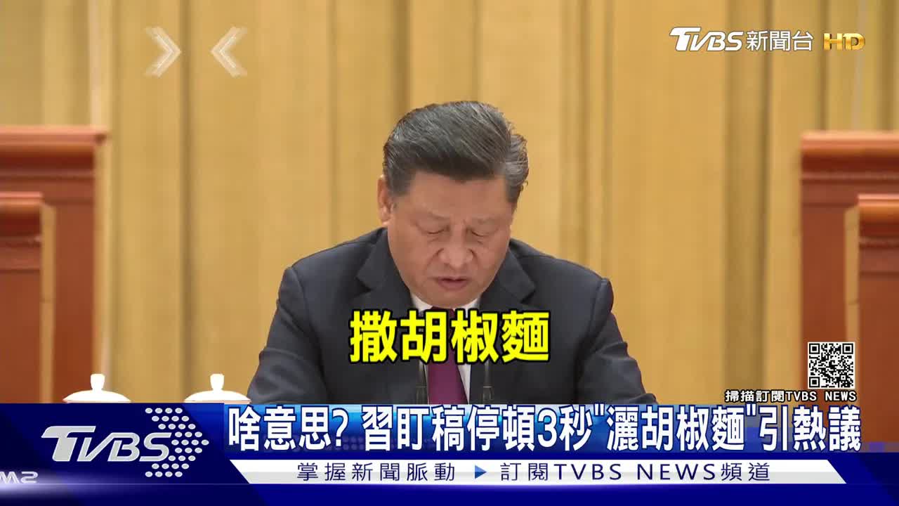 TVBS解析習近平「撒胡椒面」金句含義