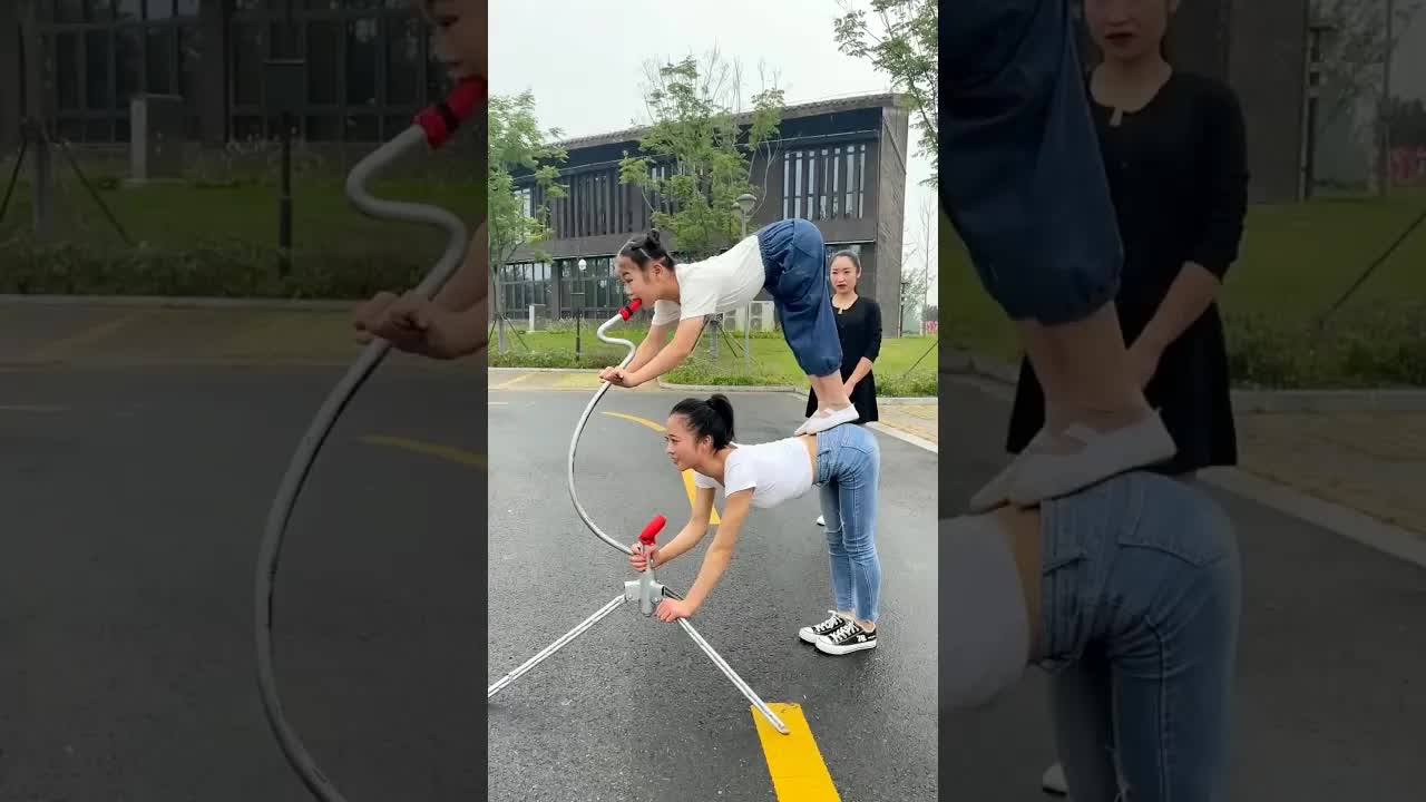 용감한 두 자매의 감동 서커스