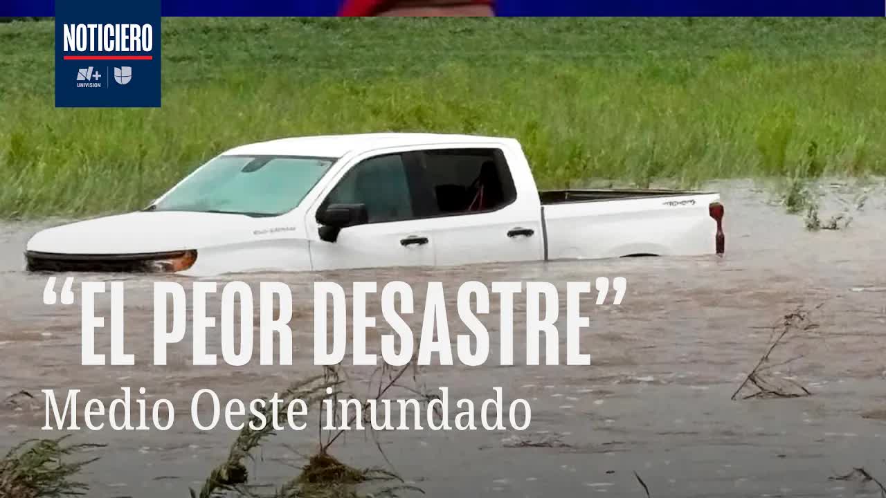 Inundaciones históricas en Indiana tras sexto día de tormentas