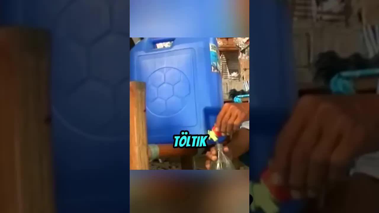 Palackból készített napi világítás