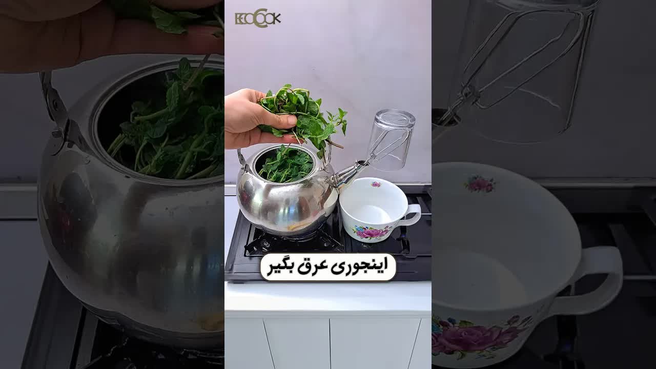 ترفند ساده برای عرق‌گیری نعنا در خانه