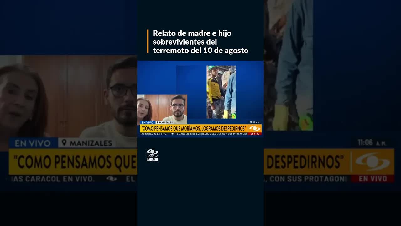 Sobrevivientes del terremoto: el momento bajo los escombros