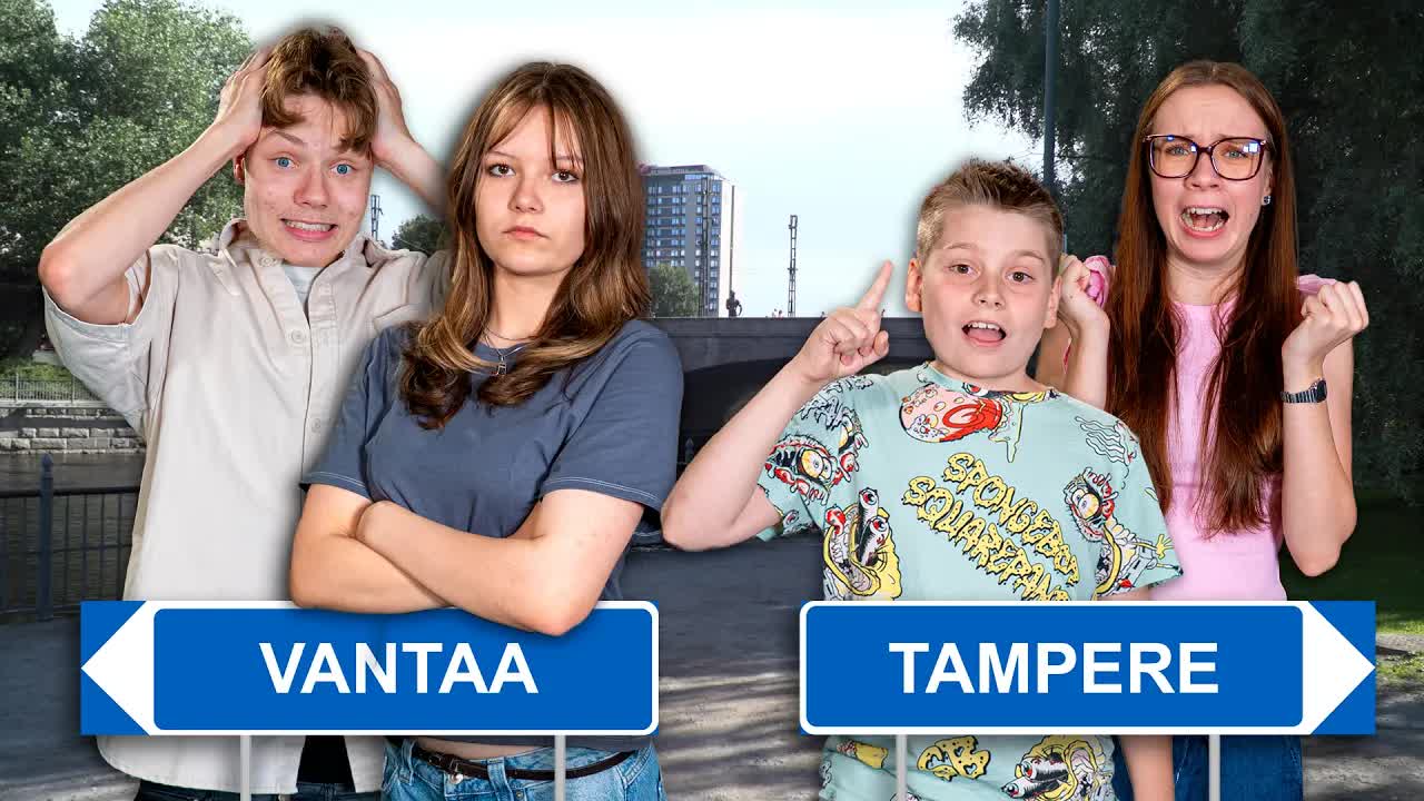 Arvaa oikein tai häviä! Tampereen kaduilla