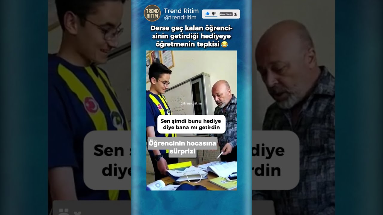 Öğretmene Geç Kalma Hediyesi