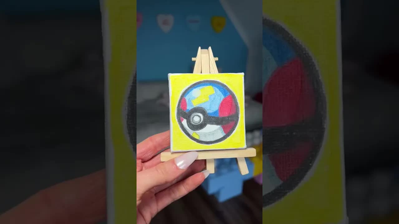 Mini-Leinwände verstecken und Pokémon TCG Pocket bewerben