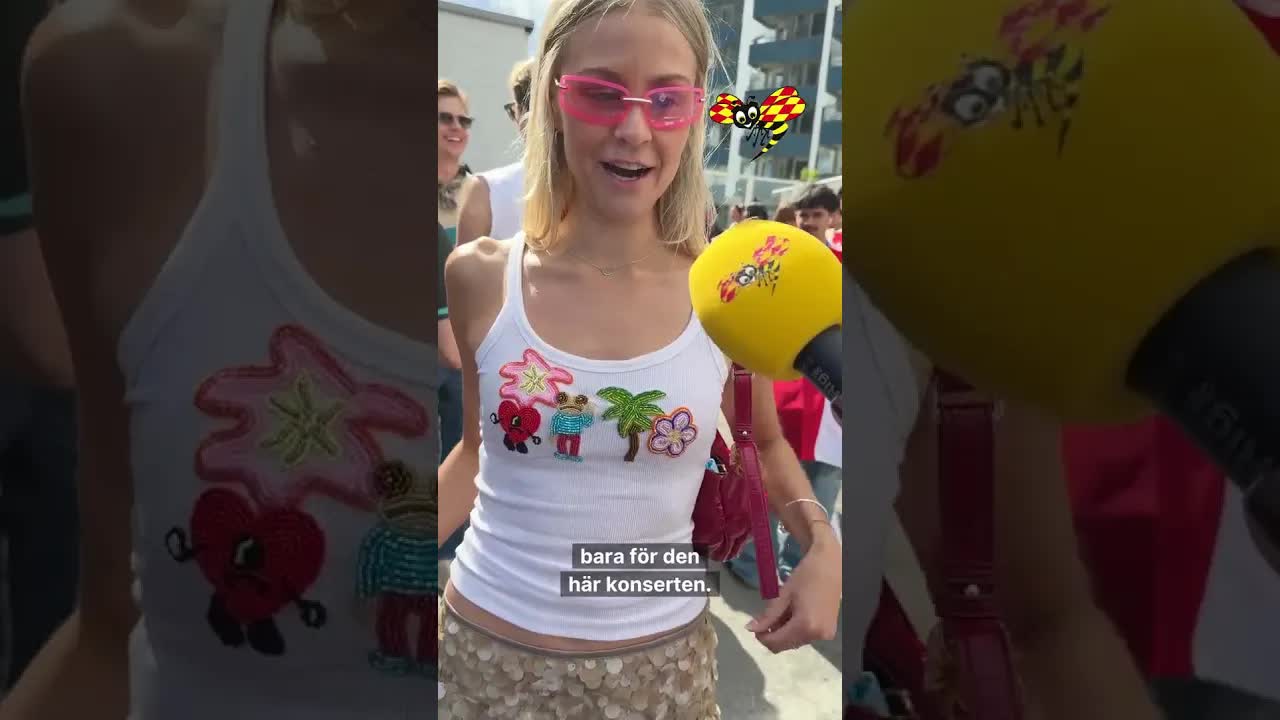 Fansens klädkonster på Bad Bunny-konserten