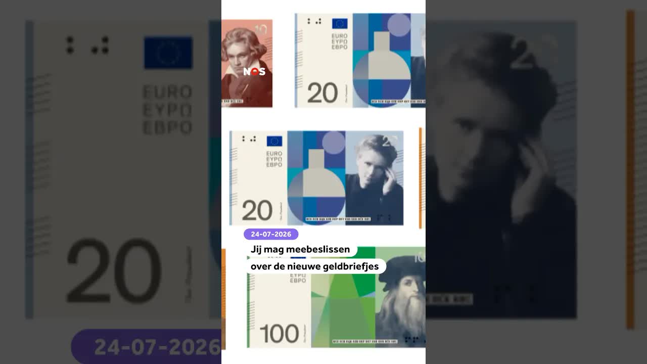 Jij mag stemmen over de nieuwe eurobiljetten