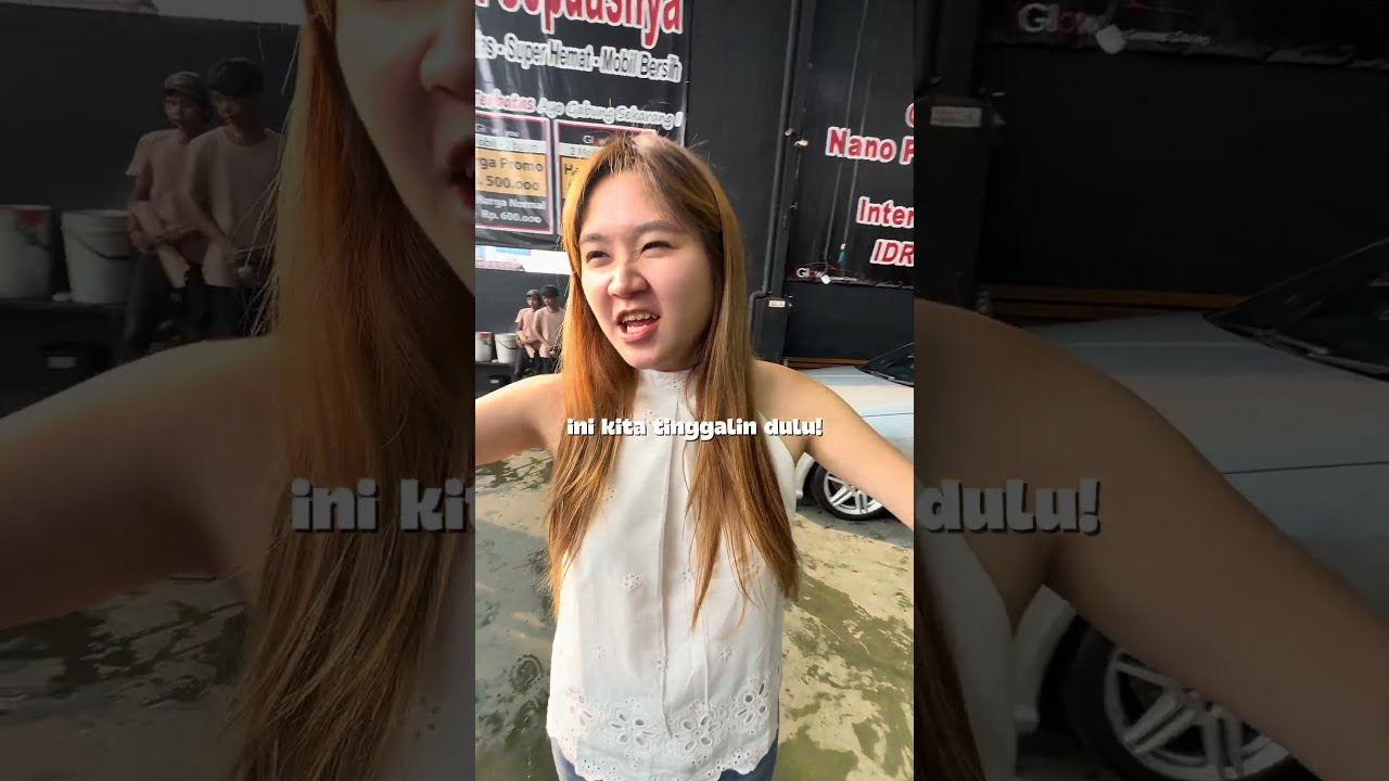 Seru Cuci Mobil Listrik Bareng Ci