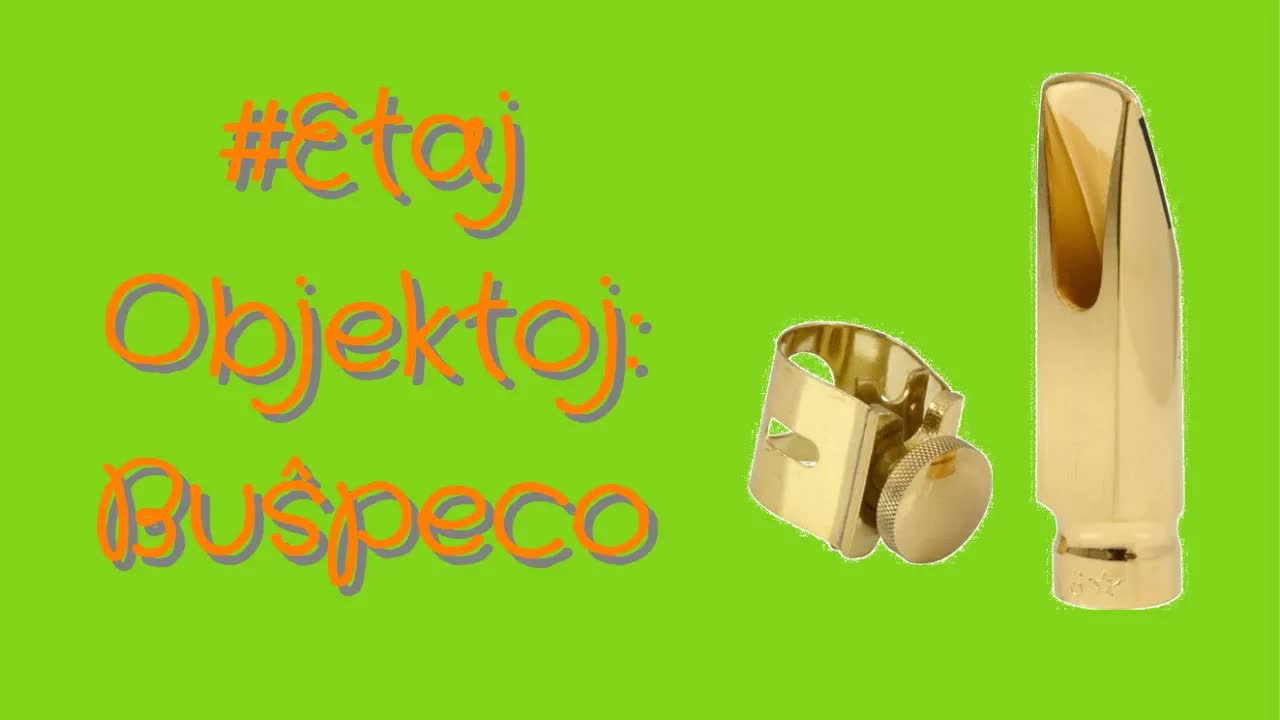 Pri la buŝpeco de saksofono