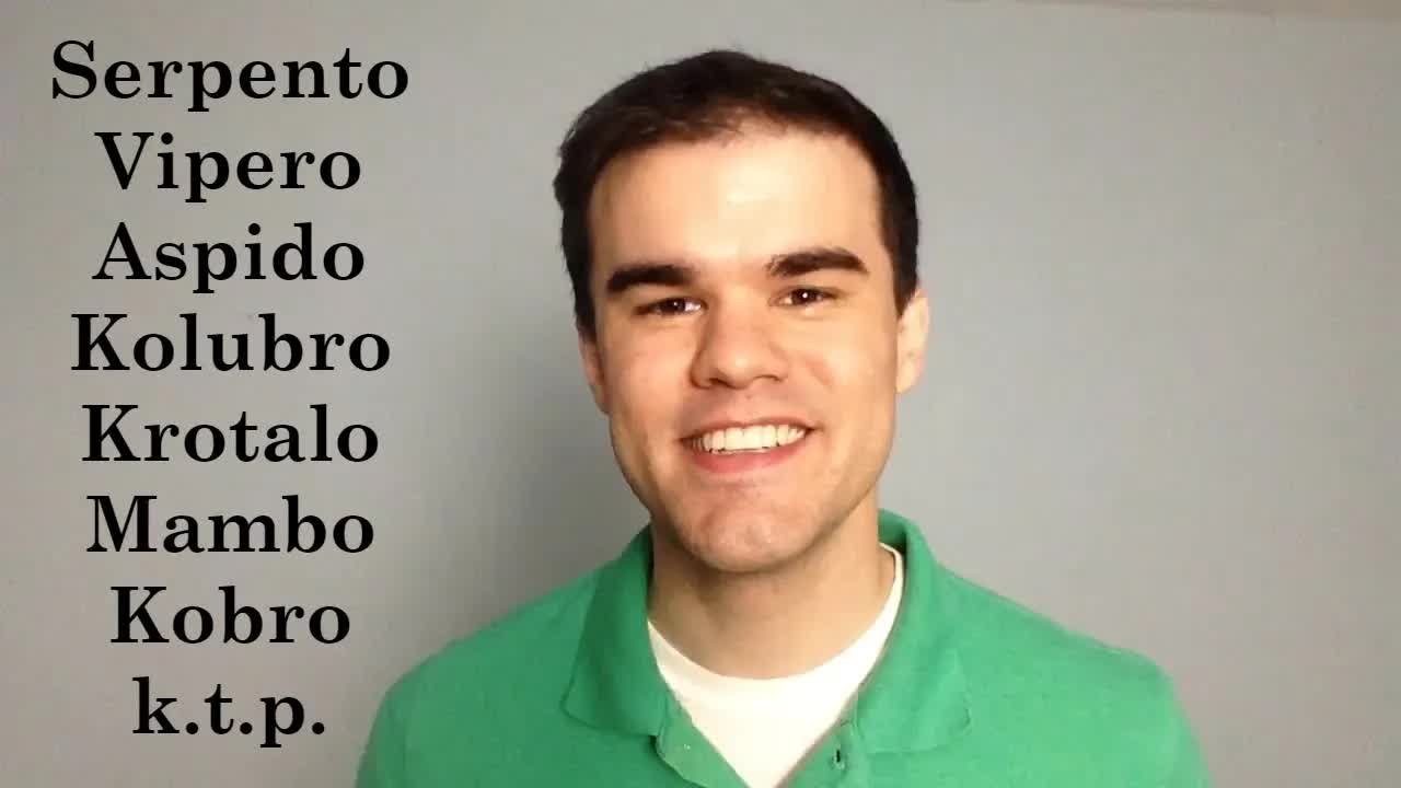 Memori la Nomojn de Reptilioj en Esperanto