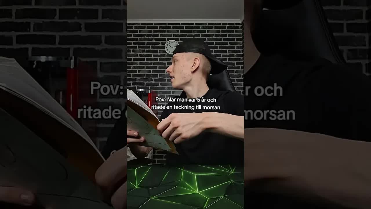 Min teckning får Johnny att bli chockad