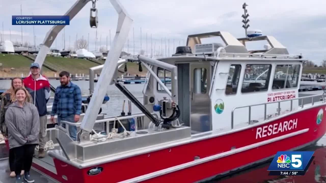 New SUNY Plattsburgh research boat boosts student opportunities