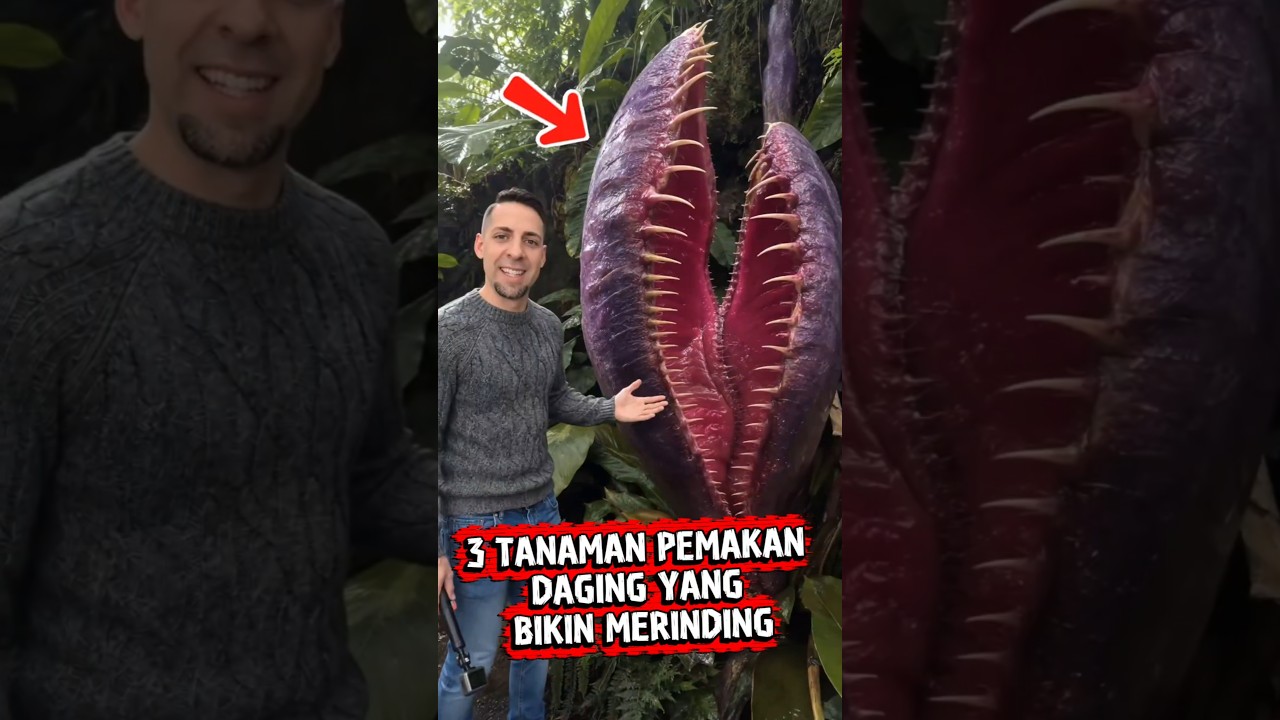 3 Tanaman Karnivora Paling Menarik di Dunia