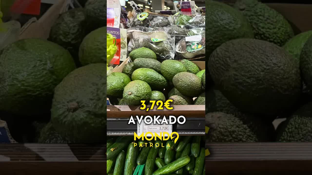 Cene mleka, jaja i voća u Grčkoj