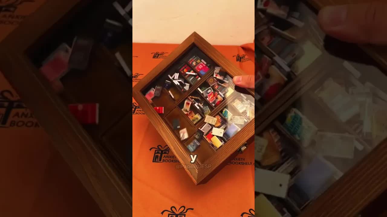 Mini estantería antiestrés para la concentración