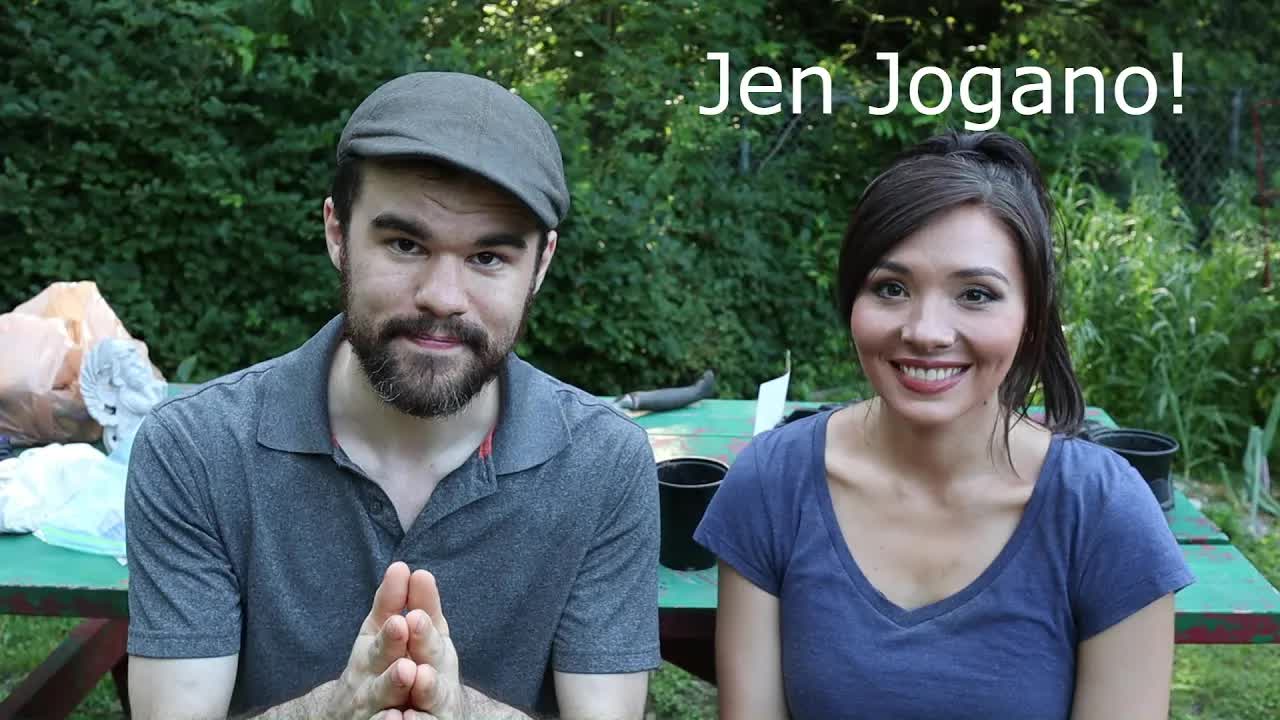 Ĝardenado kun Jogano en Esperanto
