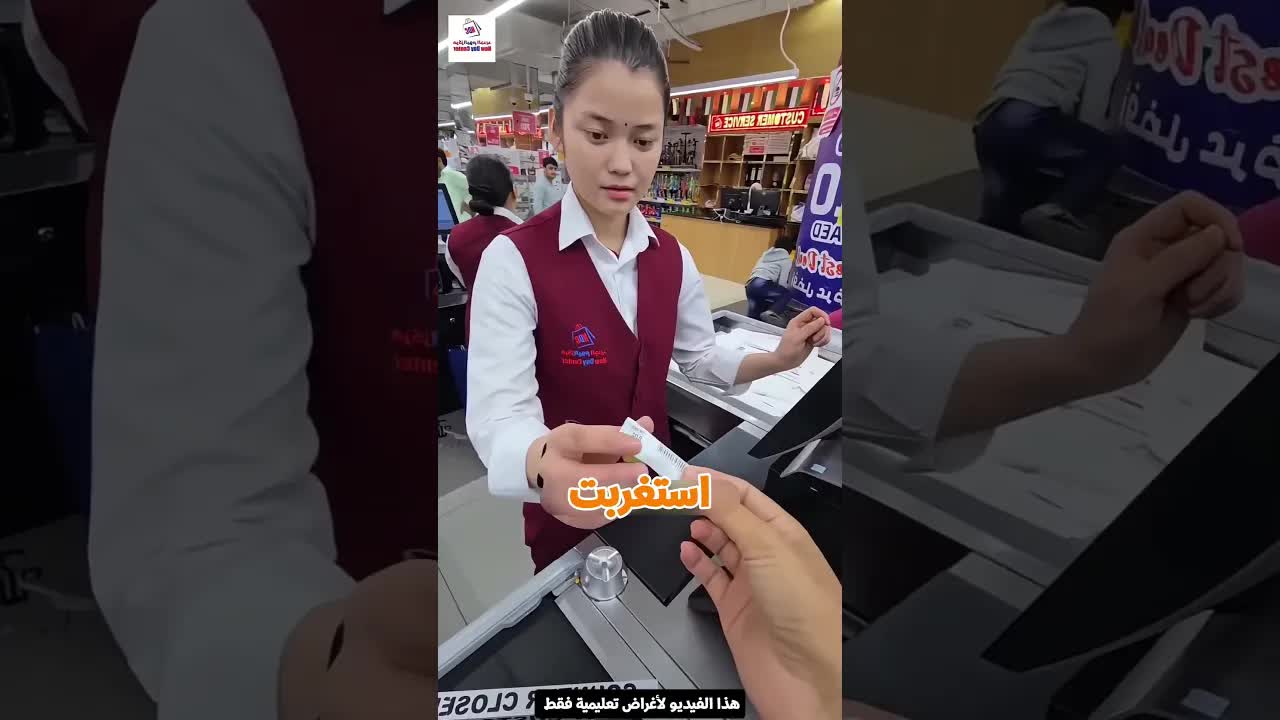 ولد يشتري حبة عنب واحدة في السوبر ماركت